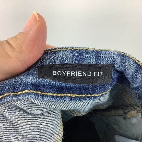 Judy Blue High Waist Distressed Boyfriend Fit Jeans 88404 - Picture 5 of 6